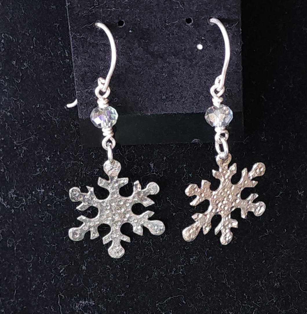 Snowflake earrings